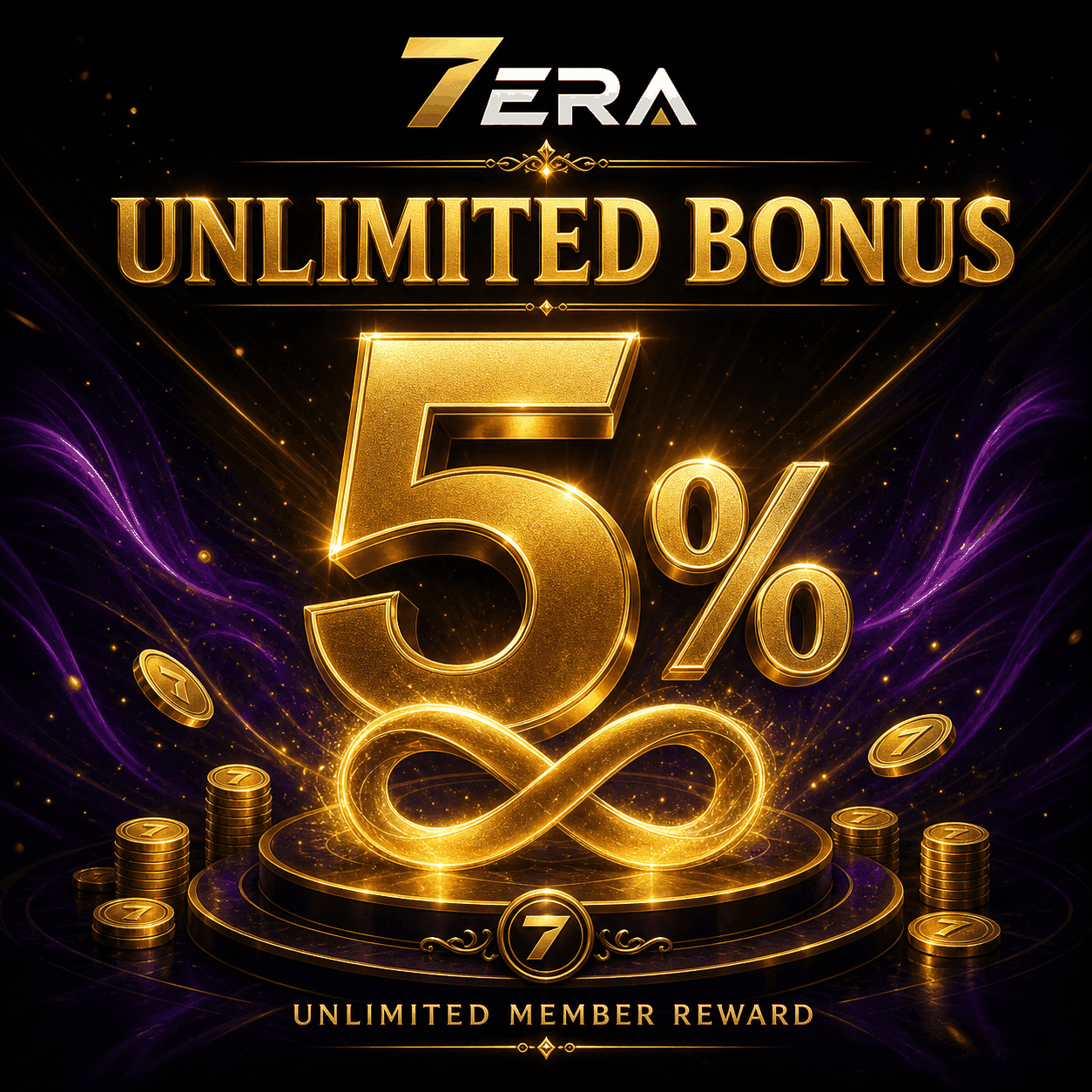 Unlimited Bonus 5% promotion